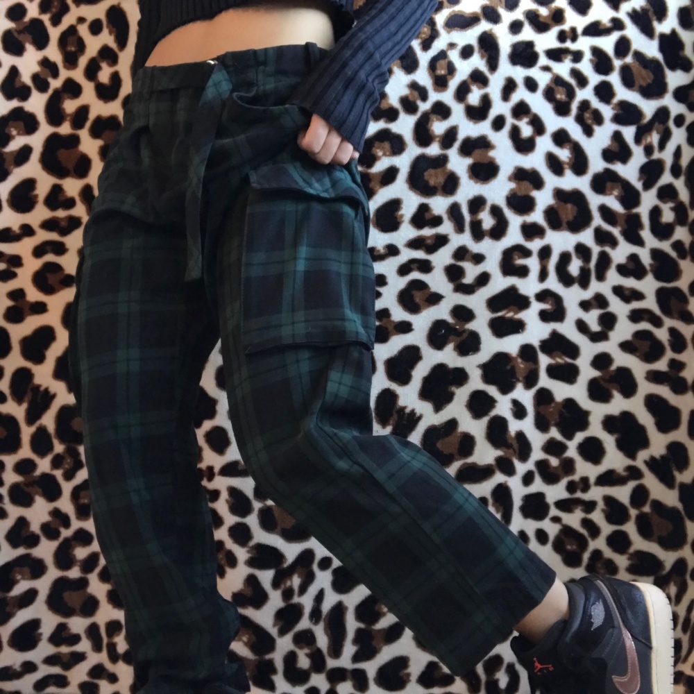 Free People Plaid Pants
